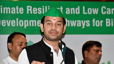 Tej Pratap Yadav. (Photo by Santosh Kumar / Hindustan Times)