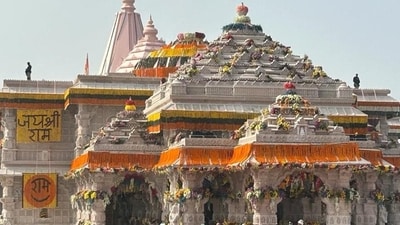 A grand Ram Temple was inaugurated in Ayodhya on January 22. (HT photo) A grand Ram Temple was inaugurated in Ayodhya on January 22. (HT photo)