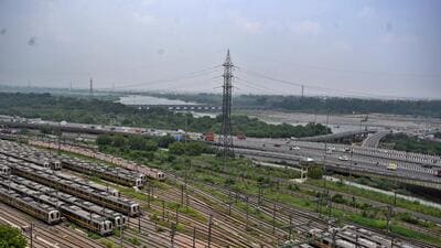 DMRC already has a Grey Line — similar to the colour silver — which connects Dwarka to Dhansa Bus Stand. (HT Archive)