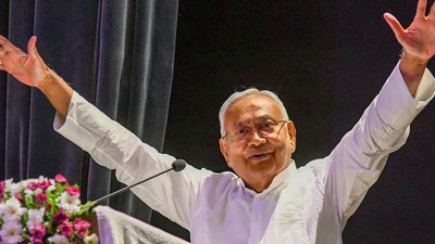 Nitish Kumar on Sunday formed a government in alliance with the BJP. (PTI file photo) Nitish Kumar on Sunday formed a government in alliance with the BJP. (PTI file photo)
