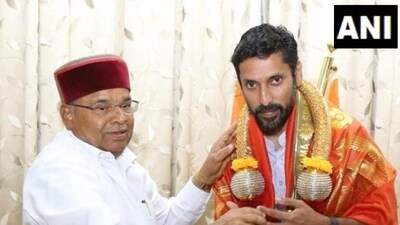 Arun Yogiraj carved out the 51-inch Ram Lalla idol, sculpted from Krishna Shila stone, placed in Ram Temple in Ayodhya on January 22. Arun Yogiraj carved out the 51-inch Ram Lalla idol, sculpted from Krishna Shila stone, placed in Ram Temple in Ayodhya on January 22.