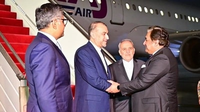 Hossein Amir-Abdollahian lands in Islamabad (X/ @ForeignOfficePk) Hossein Amir-Abdollahian lands in Islamabad (X/ @ForeignOfficePk)