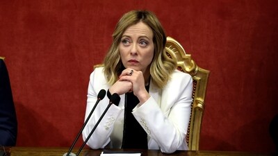 Italy's prime minister Giorgia Meloni. (Bloomberg)