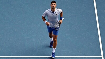 Australian Open: Serbia's Novak Djokovic looks dejected after losing his semi final match against Italy's Jannik Sinner. (REUTERS)