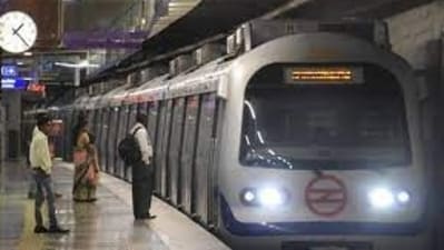 Colour code of Delhi Metro's upcoming Delhi Aerocity-Tughlakabad corridor, being built under its Phase-IV, will be 'golden'. (File photo) Colour code of Delhi Metro's upcoming Delhi Aerocity-Tughlakabad corridor, being built under its Phase-IV, will be 'golden'. (File photo)