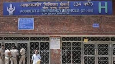 The hospital administration said that the salaries will be disbursed as soon as clearance is received from the health department. (HT Archive) The hospital administration said that the salaries will be disbursed as soon as clearance is received from the health department. (HT Archive)