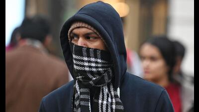 The minimum temperature on Monday was 6.8°C. (Sanchit Khanna/HT Photo) The minimum temperature on Monday was 6.8°C. (Sanchit Khanna/HT Photo)
