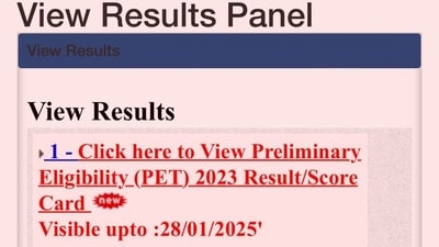 UPSSSC declares UP PET 2023 results, check now