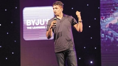 Byju Raveendran of Think and Learn Pvt. Ltd that runs edutech start-up Byju’s. (Livemint)