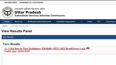UPSSSC PET Result 2023 released UPSSSC PET Result 2023 released