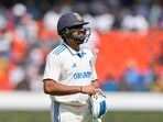India's captain Rohit Sharma reacts as he leaves the field after losing his wicket to England's Tom Hartley India's captain Rohit Sharma reacts as he leaves the field after losing his wicket to England's Tom Hartley