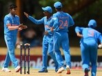 India U19 players celebrate India U19 players celebrate