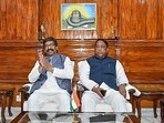 Jharkhand Chief Minister Hemant Soren during a meeting with state cabinet ministers and MLAs in Ranchi on January 30. Jharkhand Chief Minister Hemant Soren during a meeting with state cabinet ministers and MLAs in Ranchi on January 30.