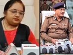 (L) Nisha Napit Sharma, the SDM, was allegedly suffocated to death by her husband,