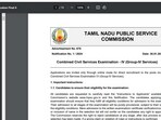TNPSC: Recruitment examinations for 6,244 group 4 vacancies at various state government departments on June 9. Check out how to apply, 
