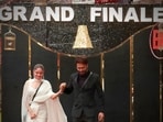Ankita Lokhande and Vicky Jain on Bigg Boss 17 sets.