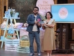 boAt co-founder and Shark Tank India judge Aman Gupta with the contestant Priyasha Saluja. boAt co-founder and Shark Tank India judge Aman Gupta with the contestant Priyasha Saluja.