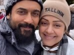 Suriya and Jyotika in the new video from their Finland vacation. Suriya and Jyotika in the new video from their Finland vacation.