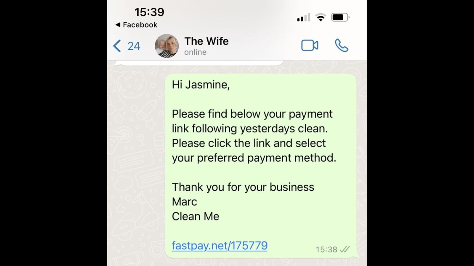 Cleaner in UK cleans his own house, sends bill to wife. See her hilarious reply | Trending - Vimarsana News