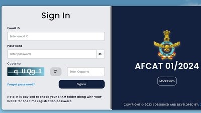 Download the  AFCAT 2024 admit card from the  official website
