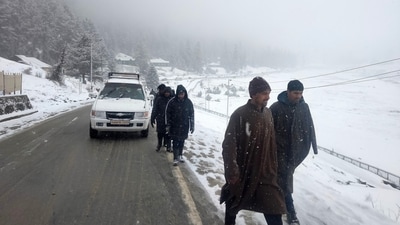 The snowfall has not only uplifted the spirits of tourists but has also brought joy to the local tourism industry. (ANI) The snowfall has not only uplifted the spirits of tourists but has also brought joy to the local tourism industry. (ANI)