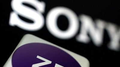 Zee-Sony merger deal: Zee Entertainment and SONY logos are displayed in this illustration. Zee-Sony merger deal: Zee Entertainment and SONY logos are displayed in this illustration.