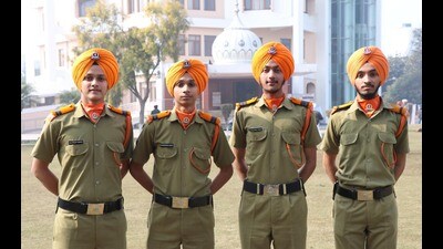 Five boys, four of whom are from a humble background in the rural belt of Punjab, have realised their dream of joining the National Defence Academy (NDA), Khadakwasla, near Pune. (Sameer Sehgal/HT) Five boys, four of whom are from a humble background in the rural belt of Punjab, have realised their dream of joining the National Defence Academy (NDA), Khadakwasla, near Pune. (Sameer Sehgal/HT)