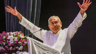 Nitish Kumar on Sunday formed a government in alliance with the BJP. (PTI file photo) Nitish Kumar on Sunday formed a government in alliance with the BJP. (PTI file photo)