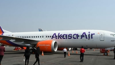 A man took to LinkedIn to share his experience with Akasa Air. (AFP) A man took to LinkedIn to share his experience with Akasa Air. (AFP)