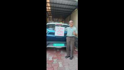 Mukund Mavlankar (in pic), a participant and coordinator of the fasting movement, said, “The movement was started on February 27, 2022. Recently, we completed 700 days of this movement. (HT PHOTO) Mukund Mavlankar (in pic), a participant and coordinator of the fasting movement, said, “The movement was started on February 27, 2022. Recently, we completed 700 days of this movement. (HT PHOTO)
