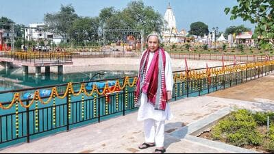 Odisha chief minister in Sambalpur last week. (ANI Photo) Odisha chief minister in Sambalpur last week. (ANI Photo)