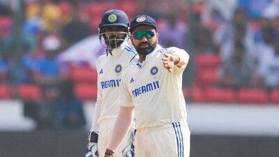 India's captain Rohit Sharma with wicket-keeper Srikar Bharat (PTI) India's captain Rohit Sharma with wicket-keeper Srikar Bharat (PTI)