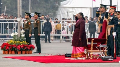 The Beating Retreat ceremony commemorates a centuries-old military tradition when the troops ceased fighting, sheathed their arms, withdrew from the battlefield, and returned to the camps at sunset at the sounding of the Retreat. (PTI) The Beating Retreat ceremony commemorates a centuries-old military tradition when the troops ceased fighting, sheathed their arms, withdrew from the battlefield, and returned to the camps at sunset at the sounding of the Retreat. (PTI)