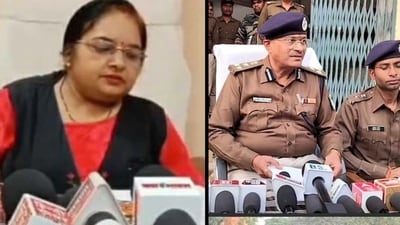 (L) Nisha Napit Sharma, the SDM, was allegedly suffocated to death by her husband, (L) Nisha Napit Sharma, the SDM, was allegedly suffocated to death by her husband,