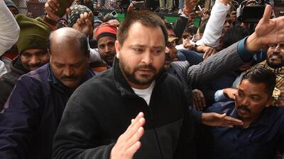 RJD leader Tejashwi Yadav. (Santosh Kumar/HT) RJD leader Tejashwi Yadav. (Santosh Kumar/HT)