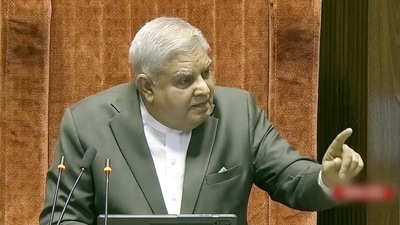 Rajya Sabha chairman Jagdeep Dhankhar. (PTI) Rajya Sabha chairman Jagdeep Dhankhar. (PTI)