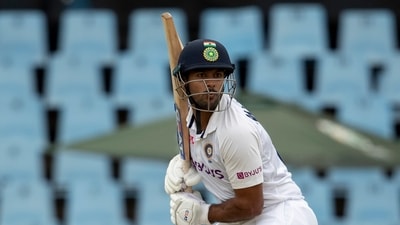 India's Mayank Agarwal in action against South Africa in 2021. (AP) India's Mayank Agarwal in action against South Africa in 2021. (AP)