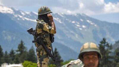 The 6.5-minute video shows how around six to eight PLA soldiers arrived in a combat vehicle and blew sirens in Taklung Chorok valley to scare away the shepherds and livestock (PTI) The 6.5-minute video shows how around six to eight PLA soldiers arrived in a combat vehicle and blew sirens in Taklung Chorok valley to scare away the shepherds and livestock (PTI)