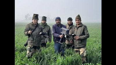 The BSF further said during the search operation, the BSF troops successfully recovered one small drone in broken condition. (Source: X)