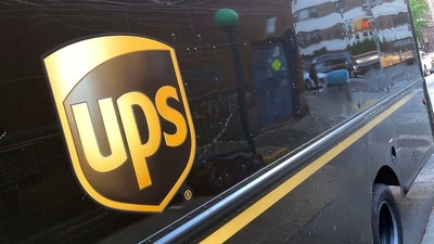 FILE - A United Parcel Service truck is parked on a street, in New York, Thursday, May 11, 2023. Shares of UPS are falling before the market open on Tuesday, Jan. 30, 2024, as the package delivery company gave a weaker-than-expected full-year revenue forecast. (AP Photo/Richard Drew, File) (AP) FILE - A United Parcel Service truck is parked on a street, in New York, Thursday, May 11, 2023. Shares of UPS are falling before the market open on Tuesday, Jan. 30, 2024, as the package delivery company gave a weaker-than-expected full-year revenue forecast. (AP Photo/Richard Drew, File) (AP)