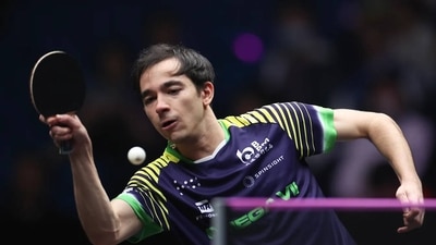 At the Tokyo Olympics, Hugo Calderano became the first Brazilian to make the singles quarter-finals and also finished fifth at the World Championships the same year. At the Tokyo Olympics, Hugo Calderano became the first Brazilian to make the singles quarter-finals and also finished fifth at the World Championships the same year.
