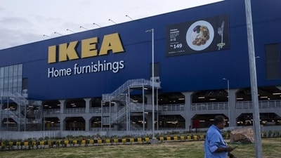 An employee walks long a road ahead of the opening of the Ikea store in Hitech City on the outskirts of Hyderabad. (Bloomberg) An employee walks long a road ahead of the opening of the Ikea store in Hitech City on the outskirts of Hyderabad. (Bloomberg)