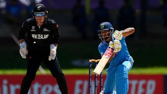 Musheer hits 131 to lift India to 295 before the defending champions bundle out the Kiwis for 81 (Getty Images)