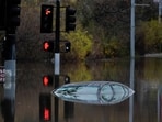 Heavy rainfall around the U.S. on Monday prompted first responders in Texas to conduct water rescues and officials in California to issue evacuation warnings over potential mudslides in parts of Los Angeles County. (AP Photo/Gregory Bull) Heavy rainfall around the U.S. on Monday prompted first responders in Texas to conduct water rescues and officials in California to issue evacuation warnings over potential mudslides in parts of Los Angeles County. (AP Photo/Gregory Bull)