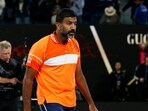  India's Rohan Bopanna after winning the men's doubles final with Australia's Matthew Ebden