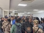 IndiGo passengers protest at Delhi airport after airline cancels Deoghar-bound flight