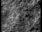Japan: The picture shared by JAXA shows the 'toy poodle' on the surface of the Moon. Japan: The picture shared by JAXA shows the 'toy poodle' on the surface of the Moon.