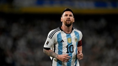 Argentina's Lionel Messi runs during a qualifying game for FIFA World Cup 2022 (AP) Argentina's Lionel Messi runs during a qualifying game for FIFA World Cup 2022 (AP)