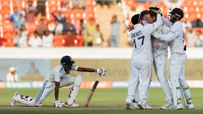 Chasing a target of 231 on Day 4, India were all out for 202 runs.&nbsp; (REUTERS)