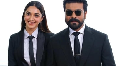 Kiara Advani and Ram Charan during the launch of Game Changer Kiara Advani and Ram Charan during the launch of Game Changer